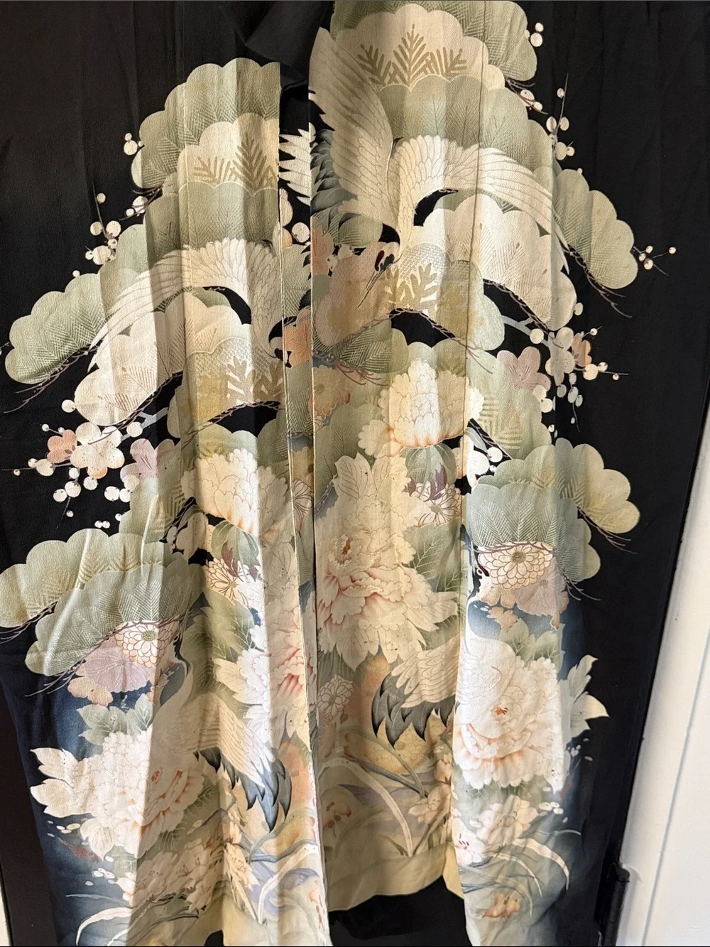 Vintage Japanese Kimono Antique Silk Black Tomesode Silk
Kimono #japan #Silk - Picture 8 of 10